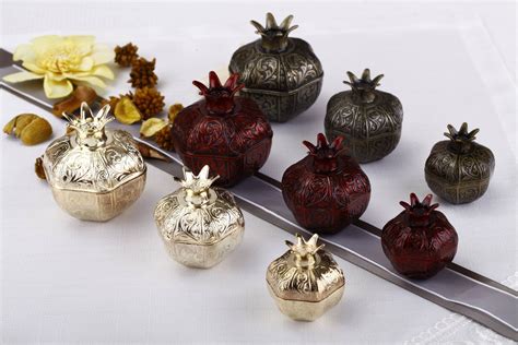 pomegranate metal favor box wholesale|pomegranate wholesale.